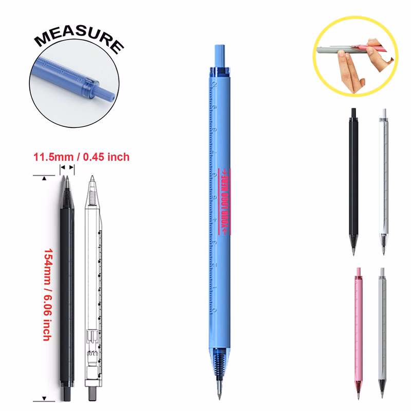 Pen With Ruler