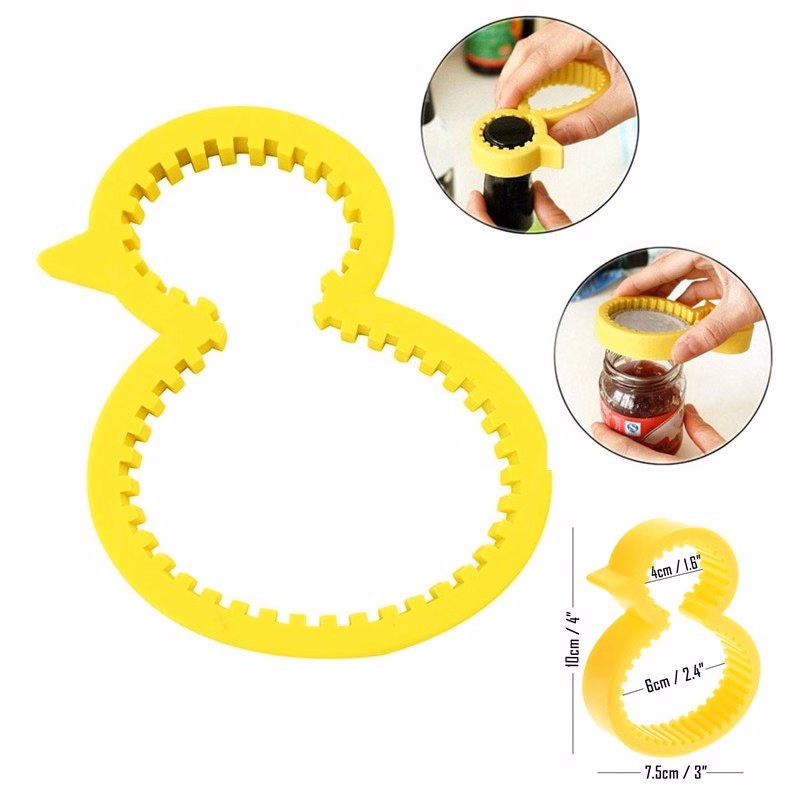 Silicone Cute Duck Shaped Multi Function Opener