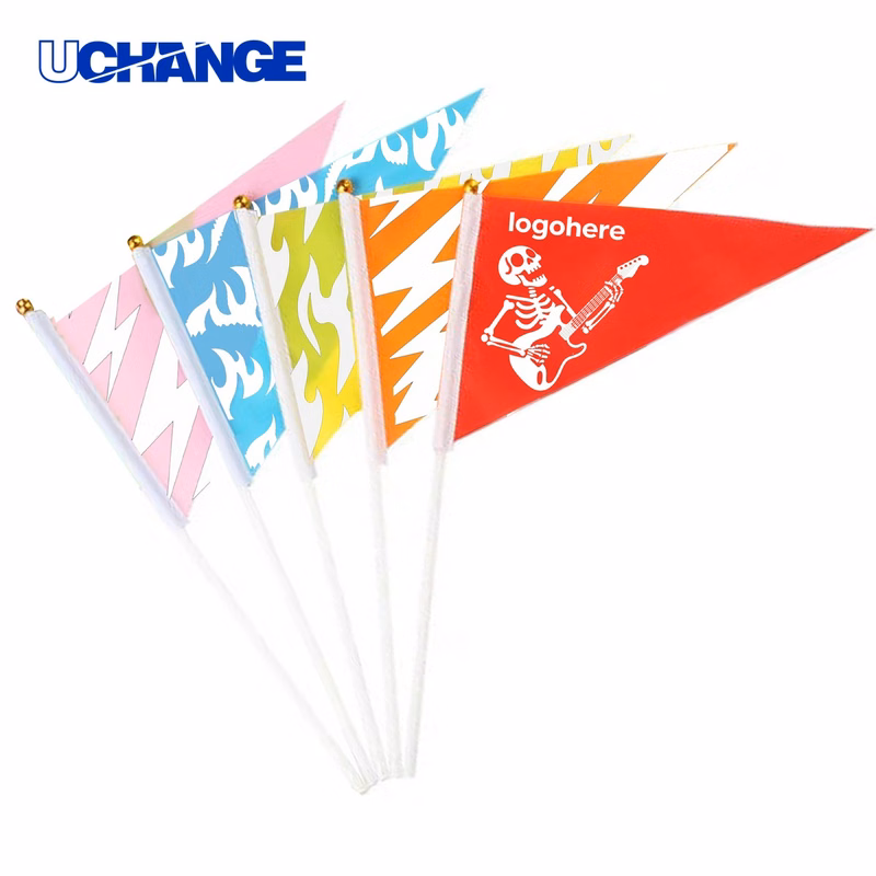 Polyester Triangle Hand Flag