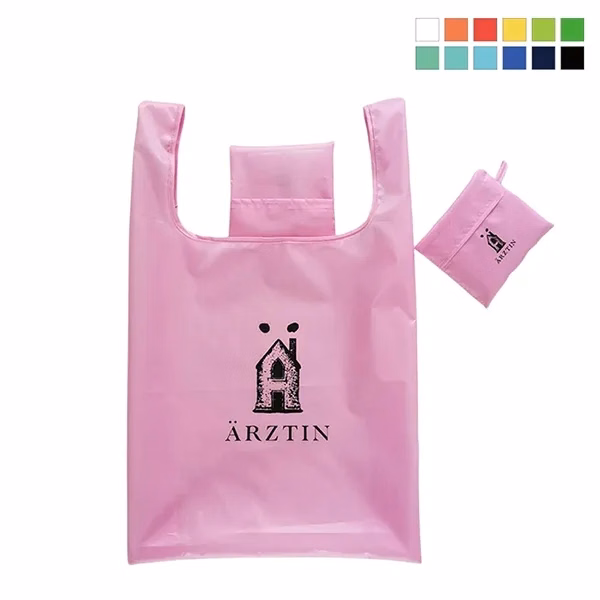 Rpet Polyester Folding Shopping Tote Bag