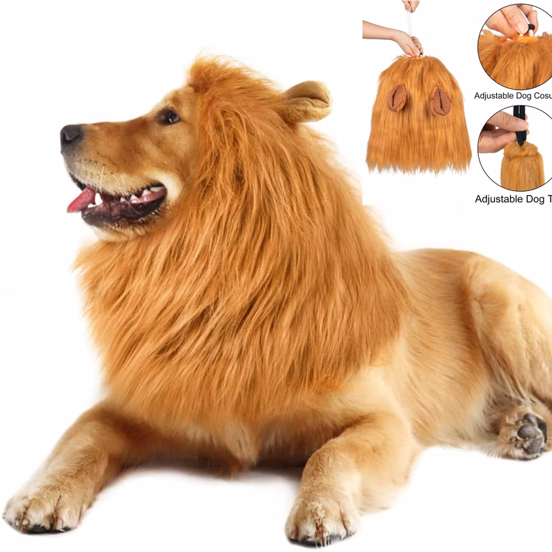 Lion Mane for Dog Costumes