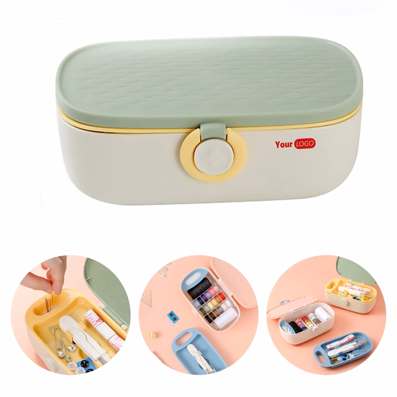 Polypropylene Button Handheld Needle And Thread Box
