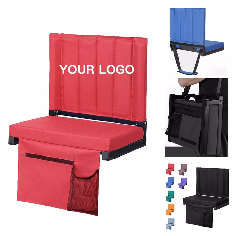 Comfortable Foldable Seat For Bleachers And Parks