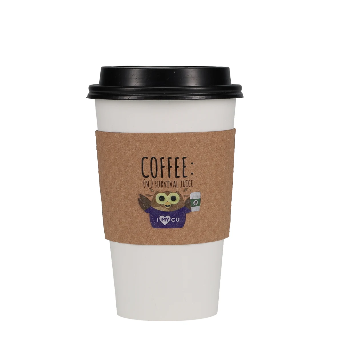 12/16/20/24 oz Beverage Wrap Kraft Digital Print 1