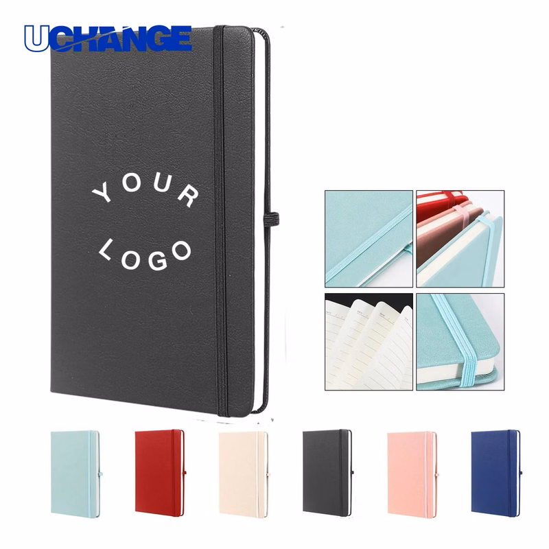 Hardcover PU Journal Notebook with 80 Lined Pages
