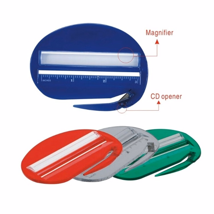 Ruler with Magnifier & Letter Opener