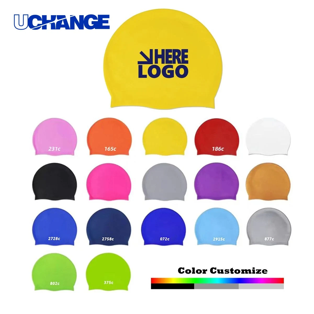 Unisex Silicone Swim Cap 1