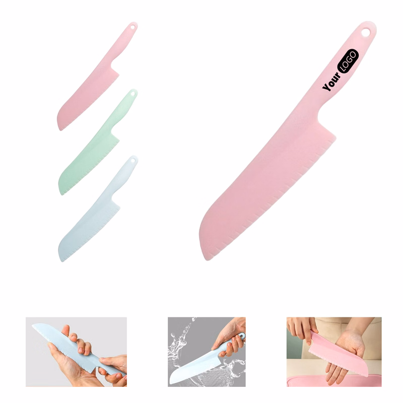 11.2 Inch PP Plastic Serrated Knife