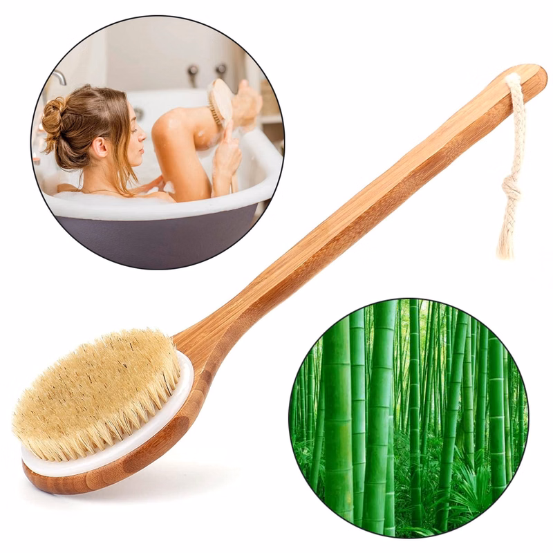 Bamboo Soft Bristle Shower Brush