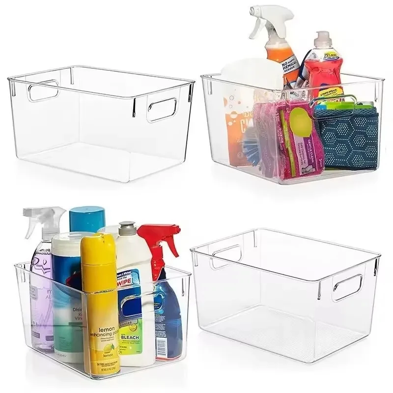 Clear Plastic Storage Container Organizer 1
