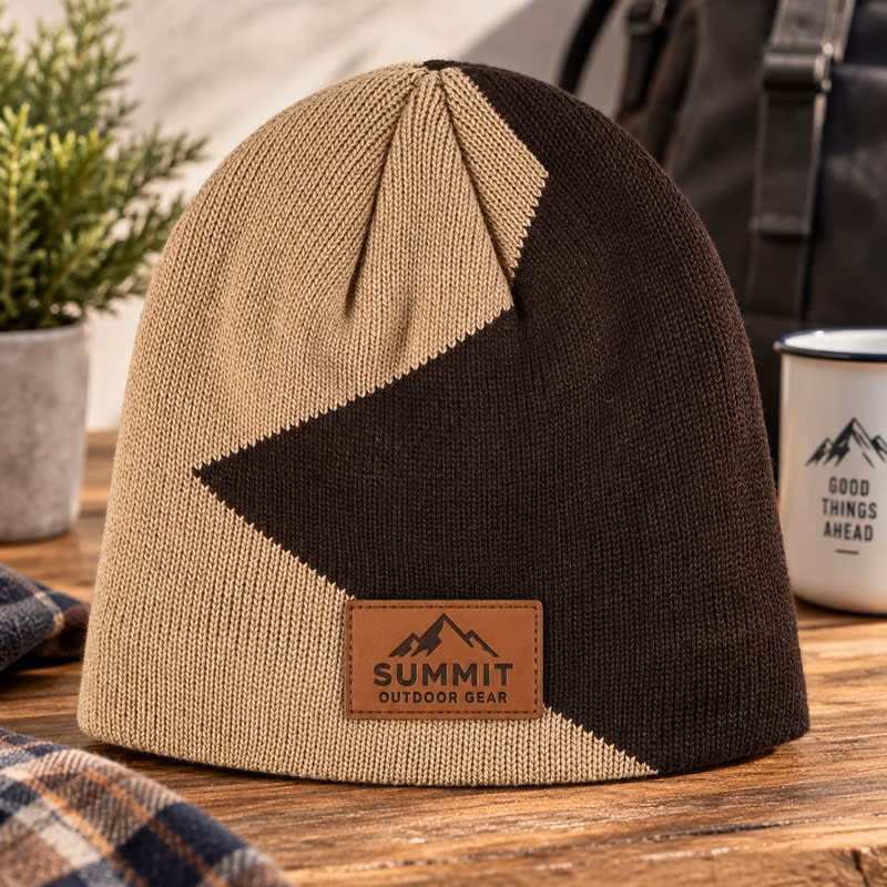Geo Block Beanies