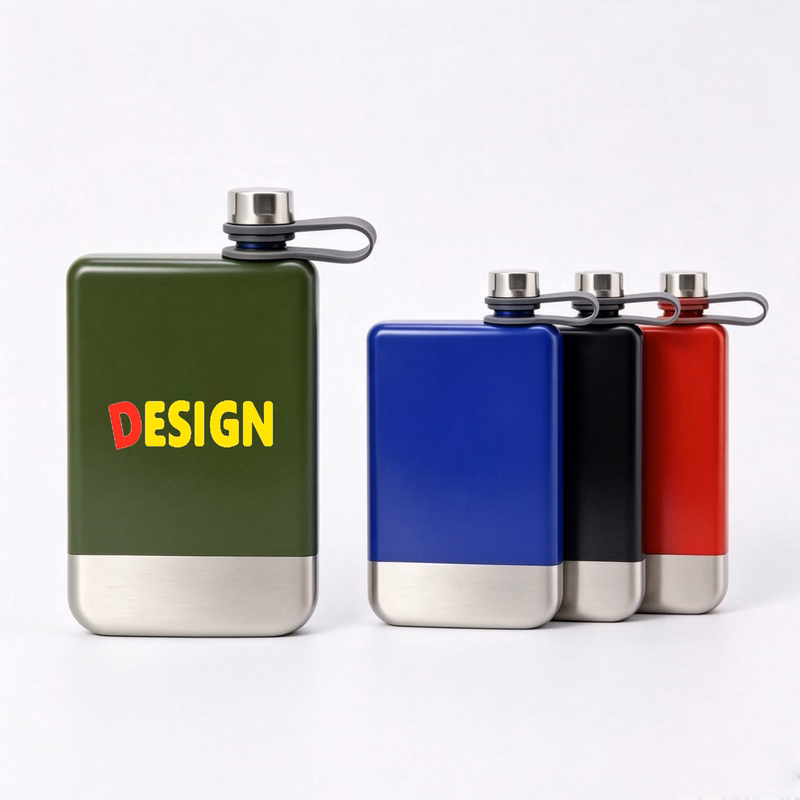 Premium Stainless Steel Square Flask For Outdoor Adventure