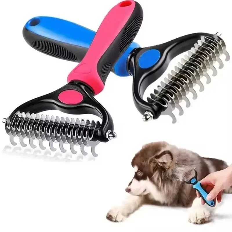 Double Sided Pet Grooming Brush 1