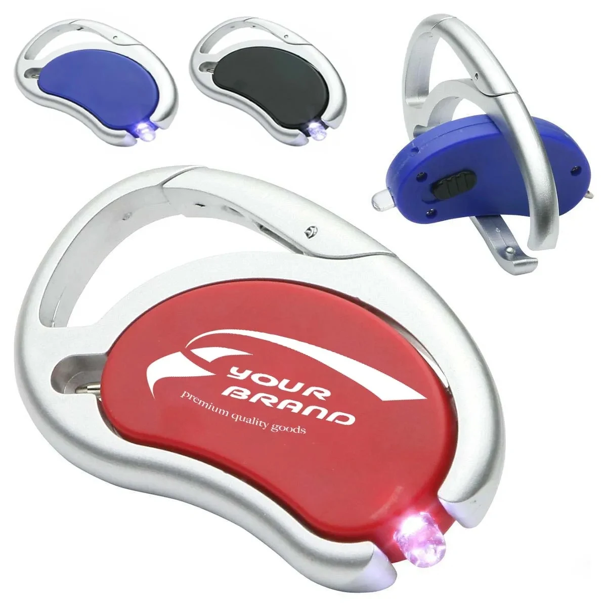 Carabiner Swivel LED Light with Pen 1