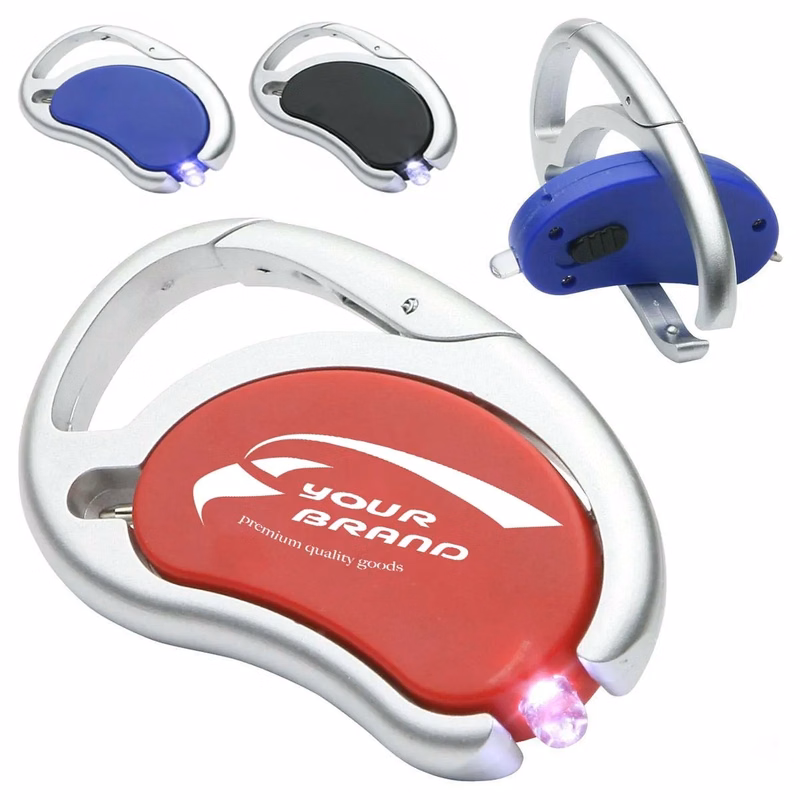 Carabiner Swivel LED Light with Pen
