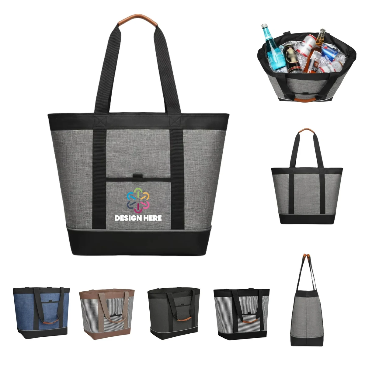 Reusable Oxford Insulated Cooler Tote Bag Outdoor 1