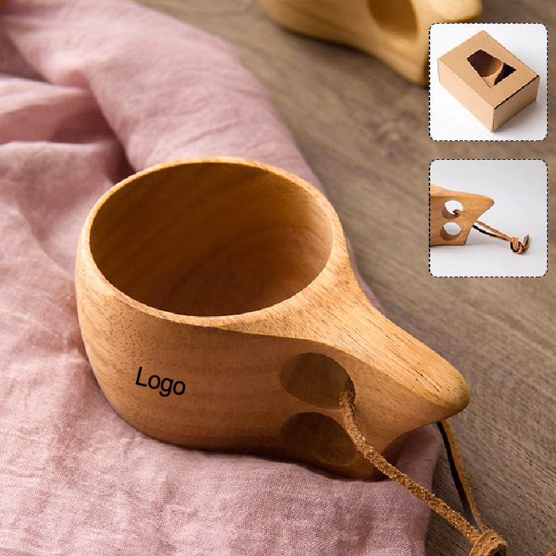 Wooden Beer Mug Office Wood Cup