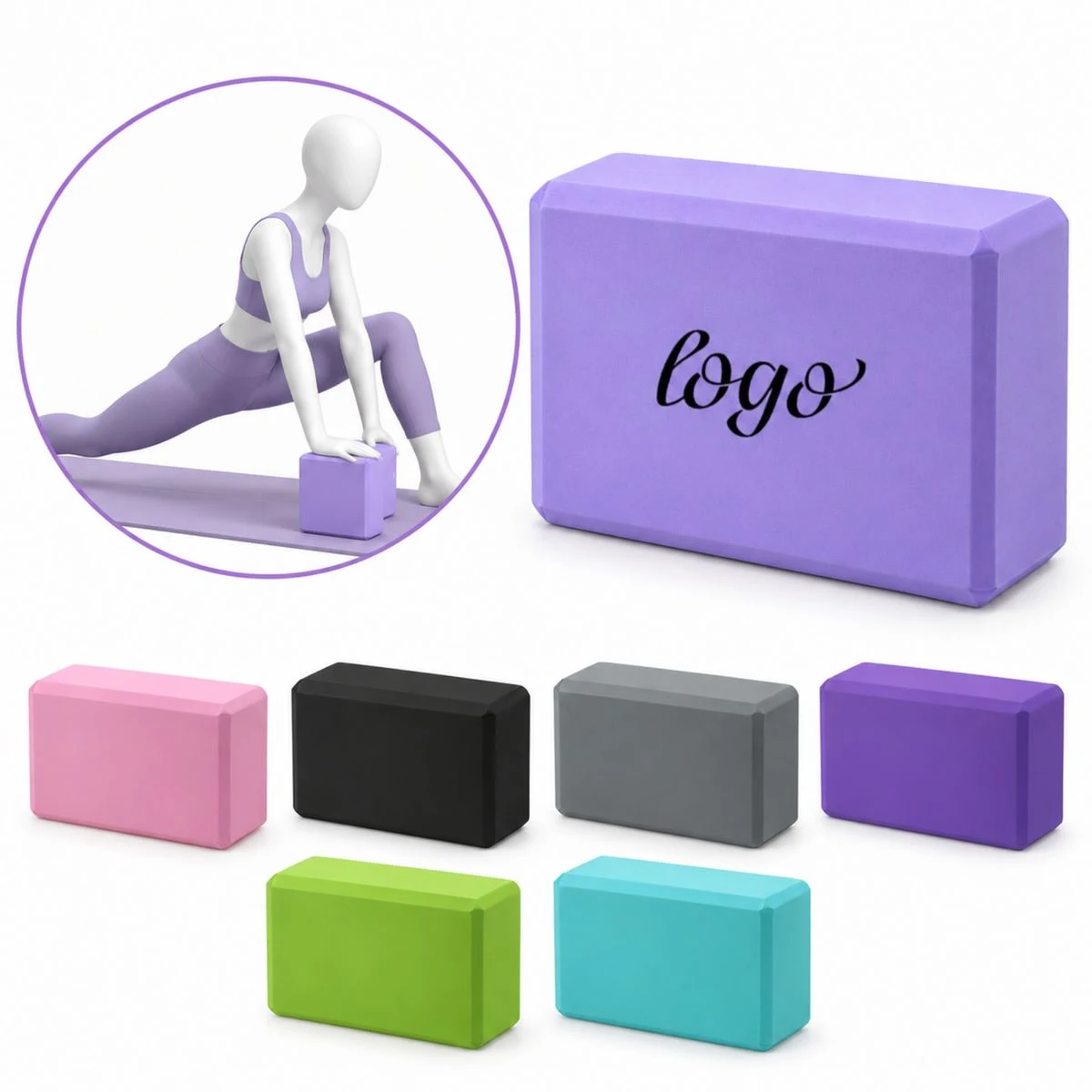Foam Yoga Exercise Block 1
