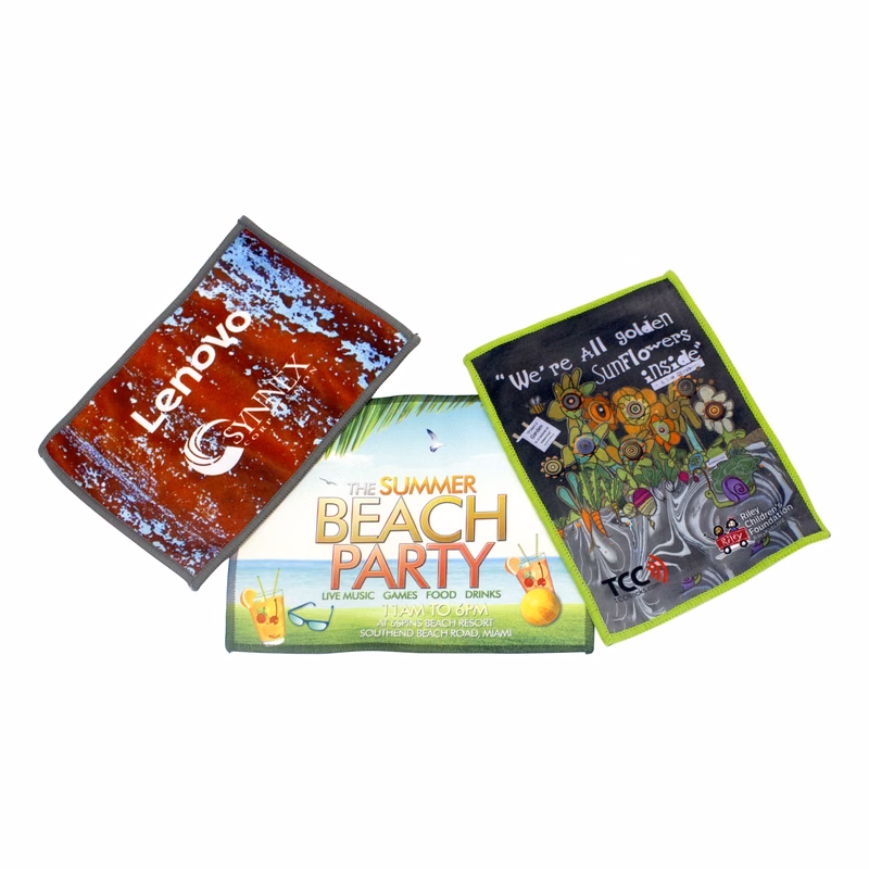 Dual Microfiber Cloth in PVC Pouch