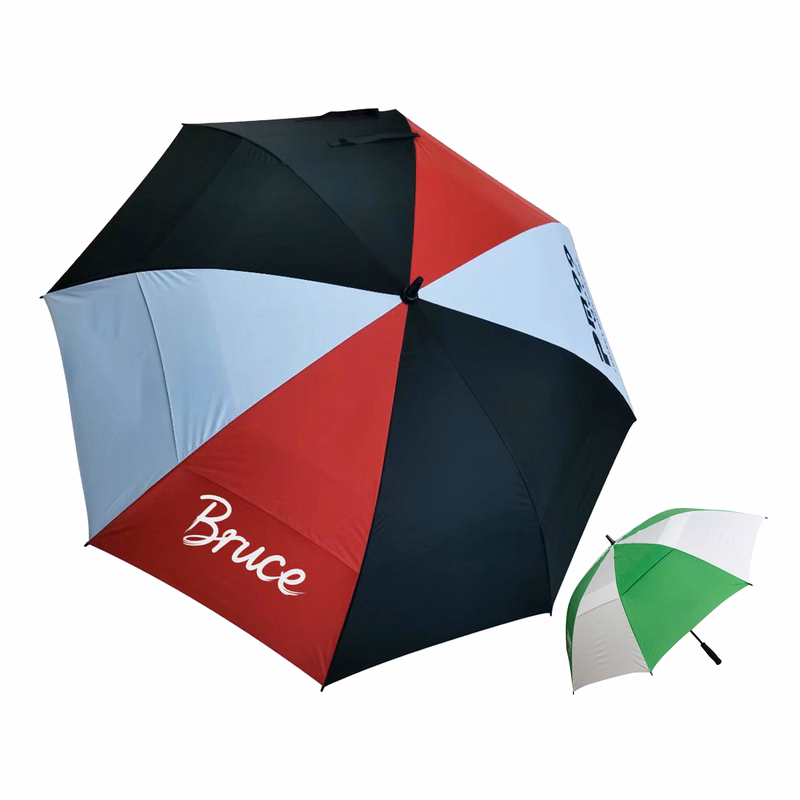 8-Rib Long Handle Windproof Golf Umbrella