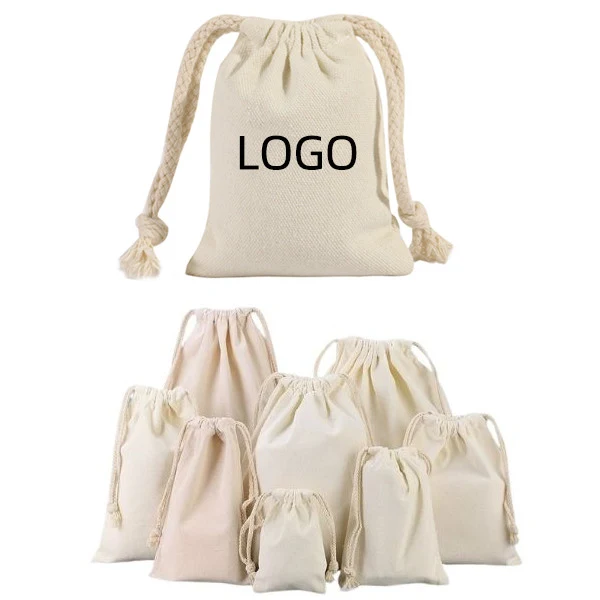 Canvas Bundle Pocket Gift Bags (11 13/16" W x 15 3/4" H) 1