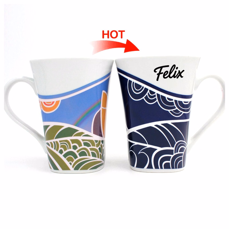11oz Creative Color Changing Ceramic Mug for Office