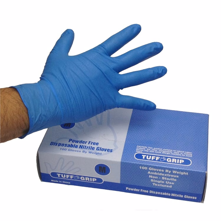Nitrile Disposable Gloves - Blue Small