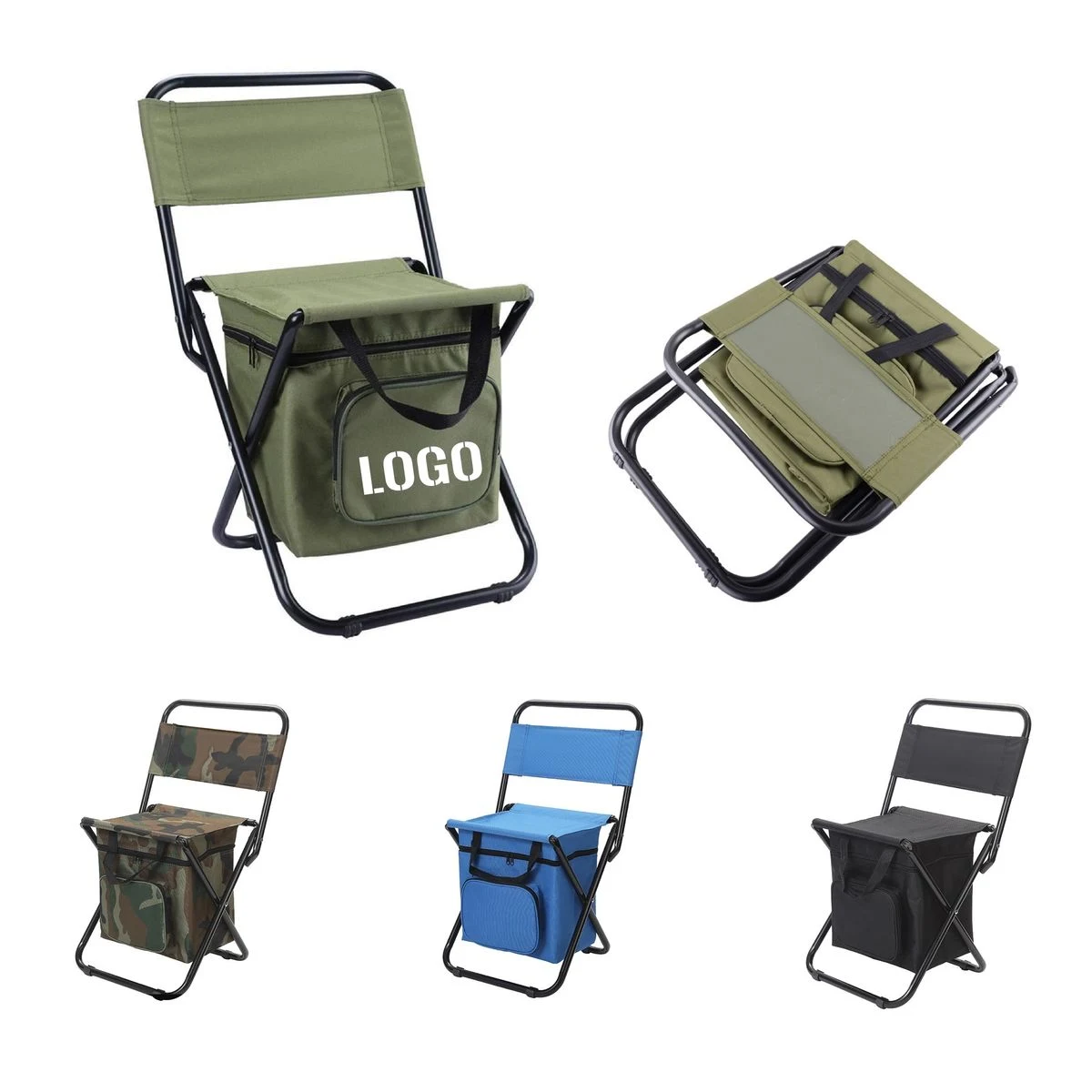 3 in 1 Folding Camping Chair with 10L Cooler Bag 1