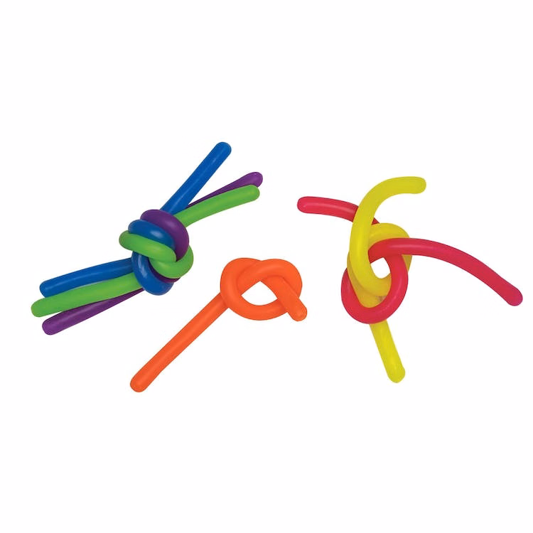 Jelly Noodle Toys - 6 Colors 12" Long