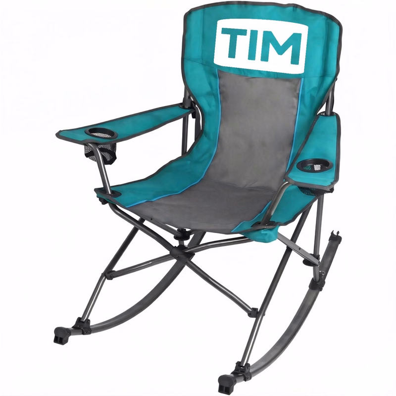 Collapsible Padded Rocking Camping Chair