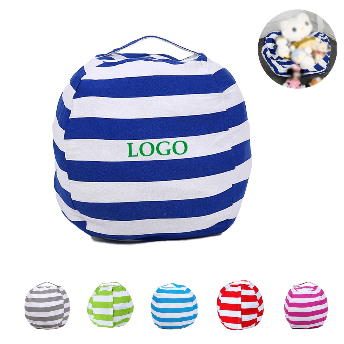 24 Inch Stuffed Animal Storage Bean Bag 1