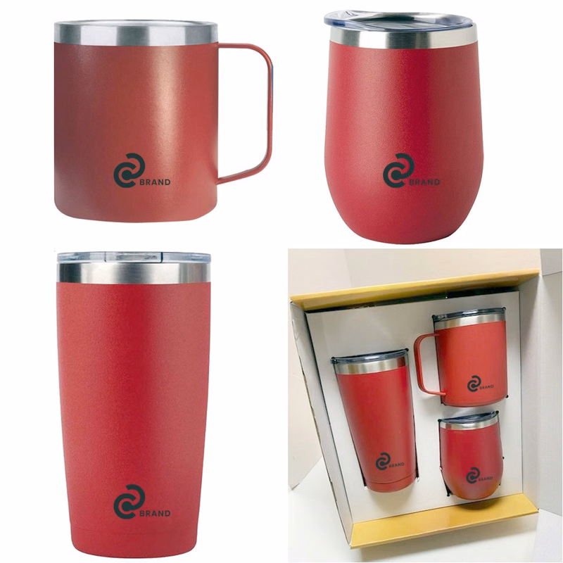 Stainless Steel Tumbler Mug Gift Set with Gift Box