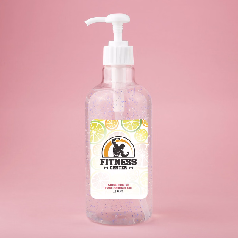 16oz Hand Sanitizer Gel With Moisturizing Beads