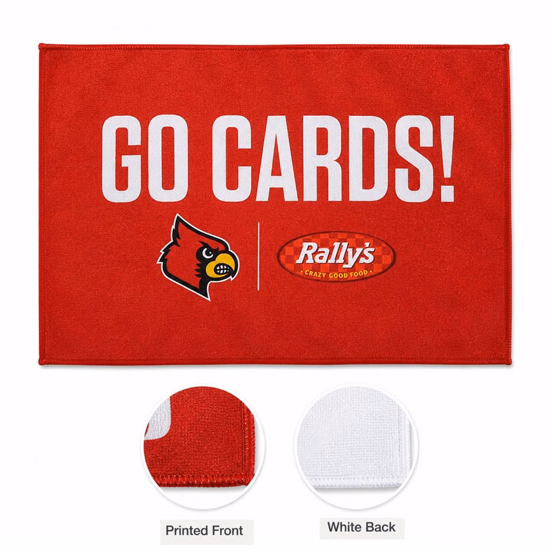 24 Hr Express Ship - Microfiber Dri-Lite Terry Rally, Sports, Skate Towel, 12x18 Sublimated