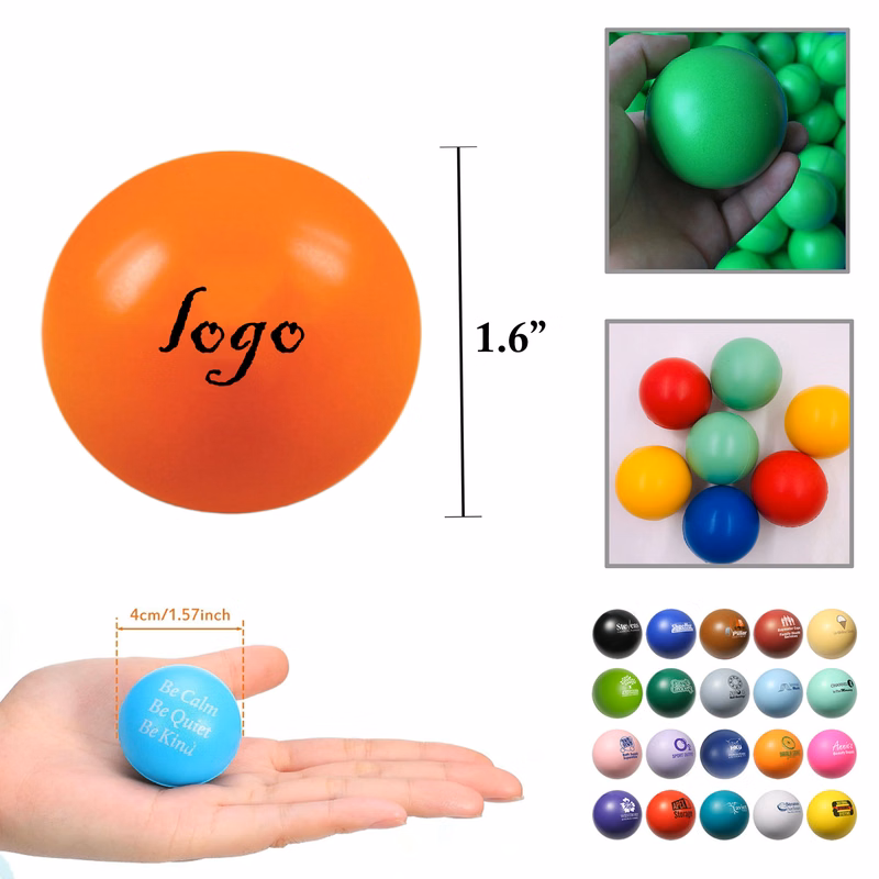 MOQ100 Assorted Sizes PU Stress Balls