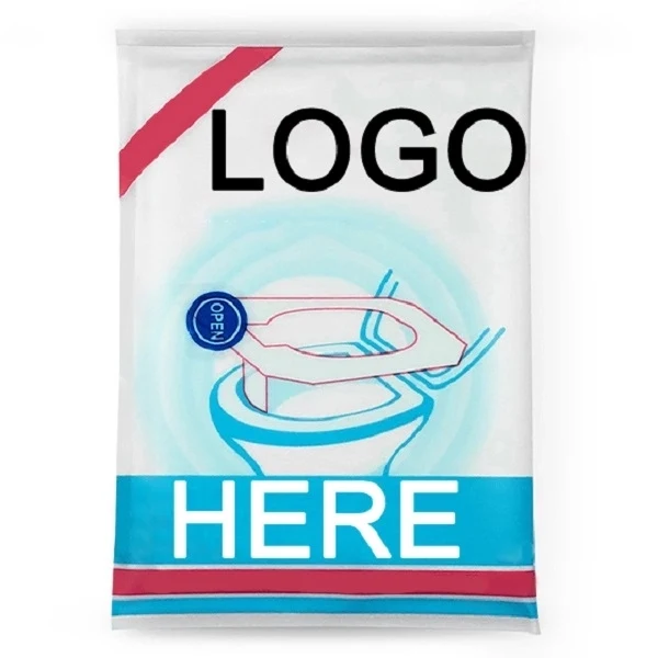 Custom Gift Disposable Travel Toilet Seat Cover - 10 Pcs Bag 1
