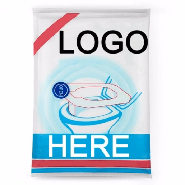 Custom Gift Disposable Travel Toilet Seat Cover - 10 Pcs Bag