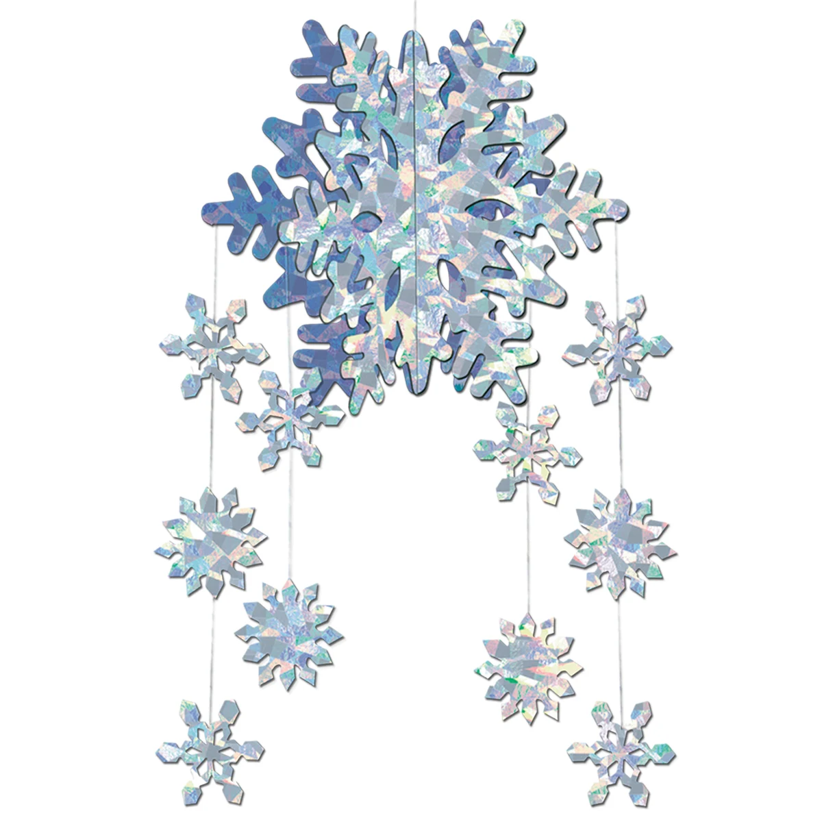 3-D Snowflake Mobile 1