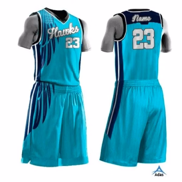 Sublimation Basketball Uniform Set: Jersey and Shorts Combo