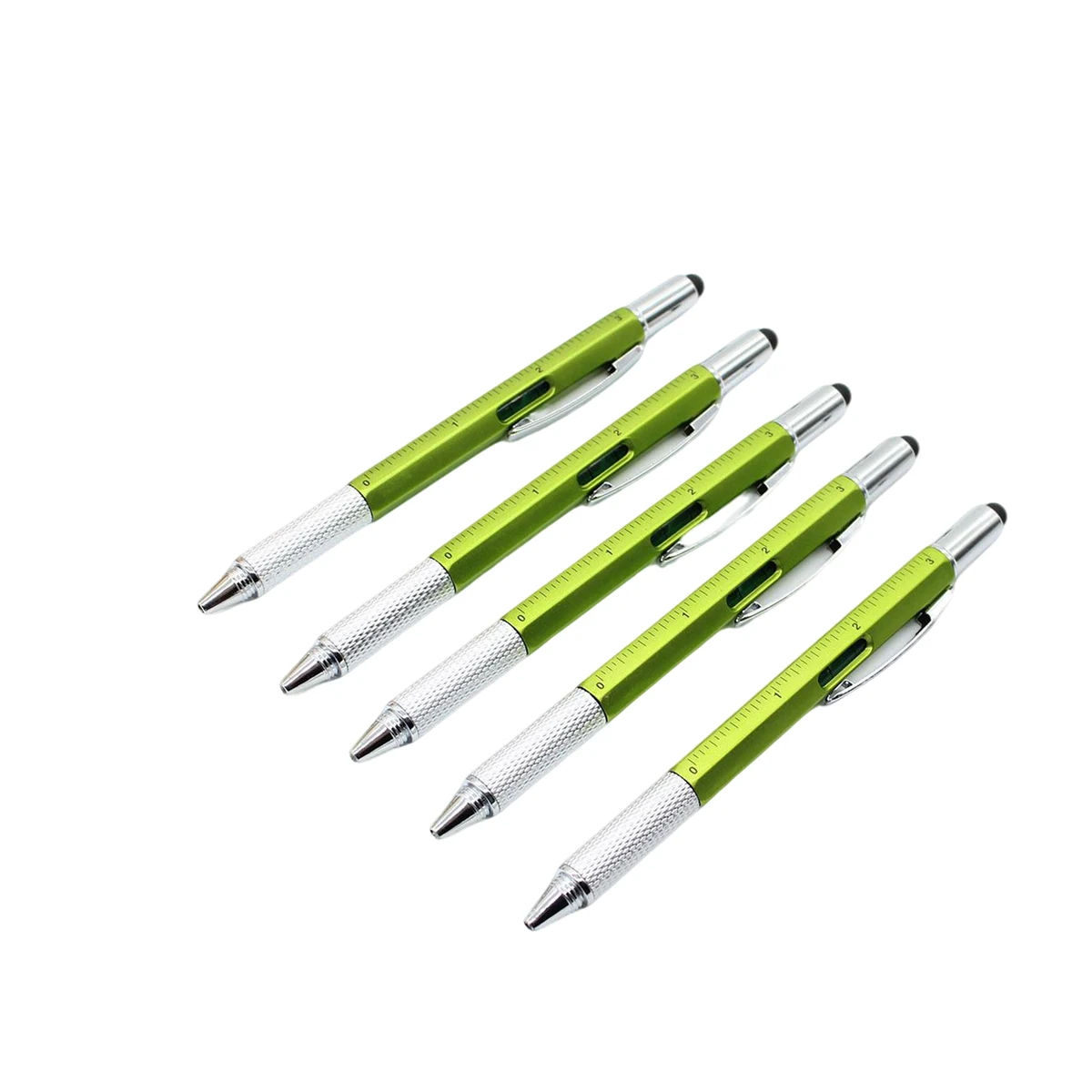 Metal Multifunction Tool Pen With Ruler Screwdriver Level 5.6" 1