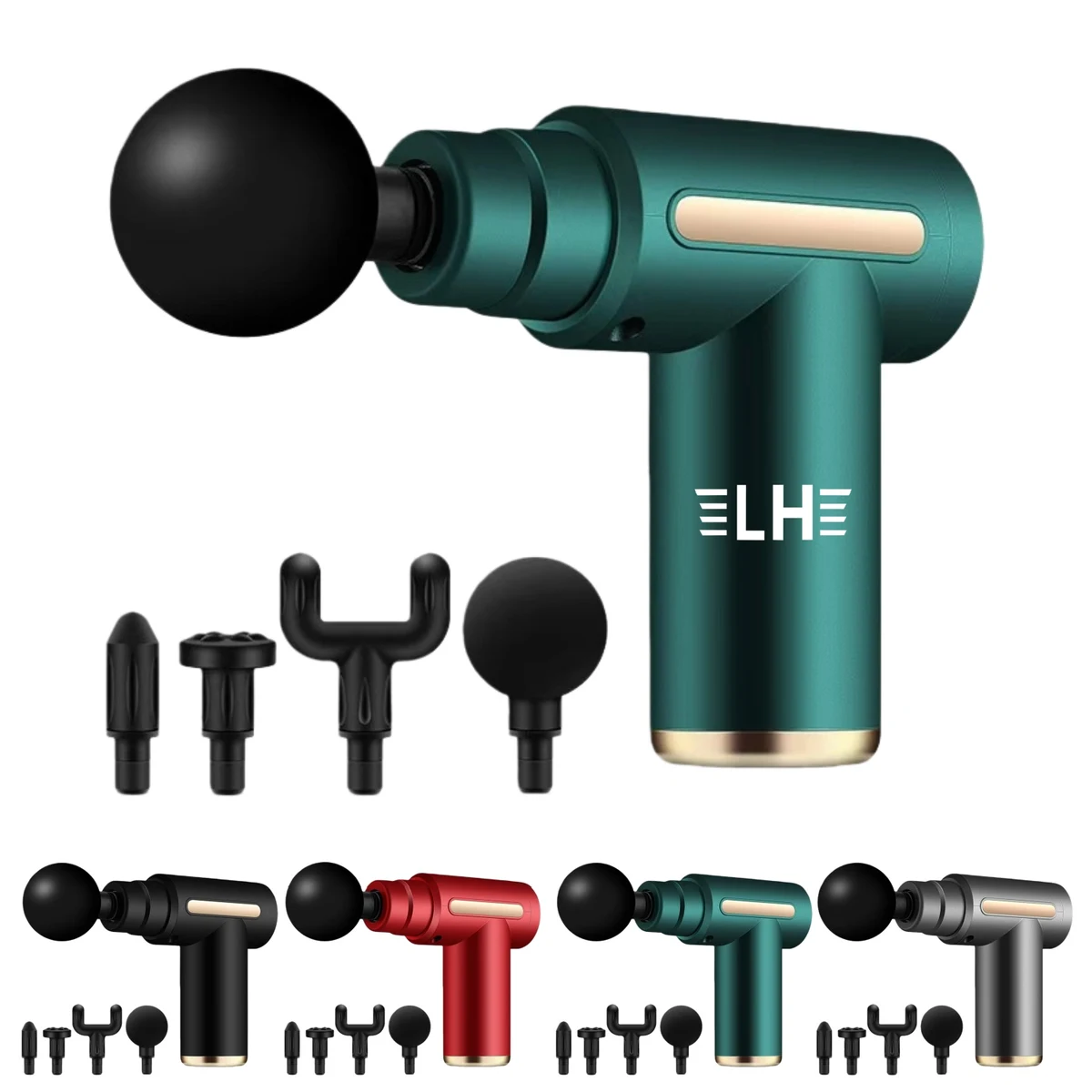 Percussion Massage Gun with 4 Attachments 1