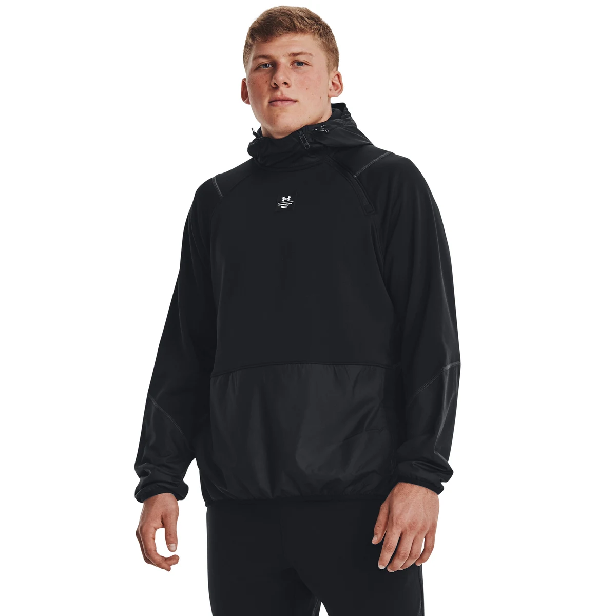 Men's UA RUSH Fleece Hoodie, custom hoodie or sweatshirt with logo imprint 1