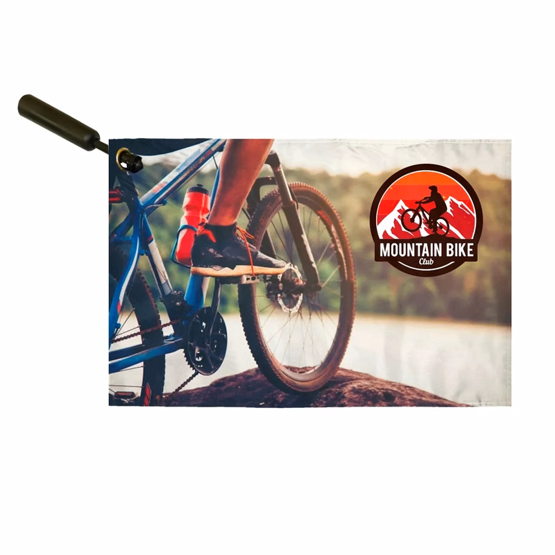 Digtal 1 Ply Swirler Flag 12" x 18" E-Poly