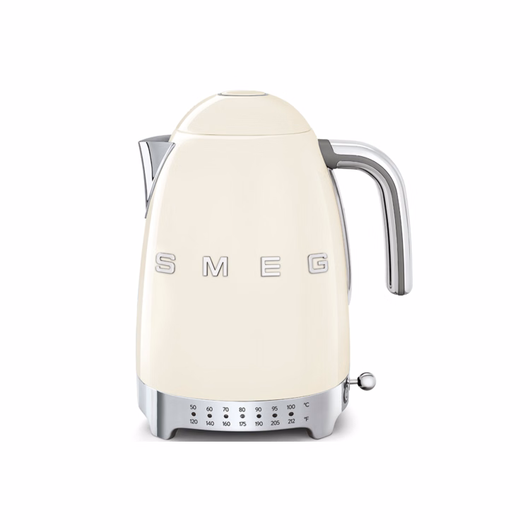 SMEG Variable Temperature Kettle - Cream Glossy