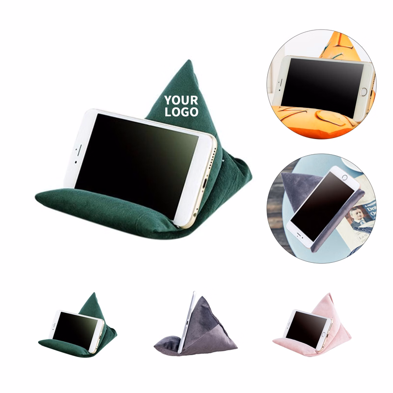 Triangle Pillow Phone Stand 4.8" x 6.2" x 3.6"