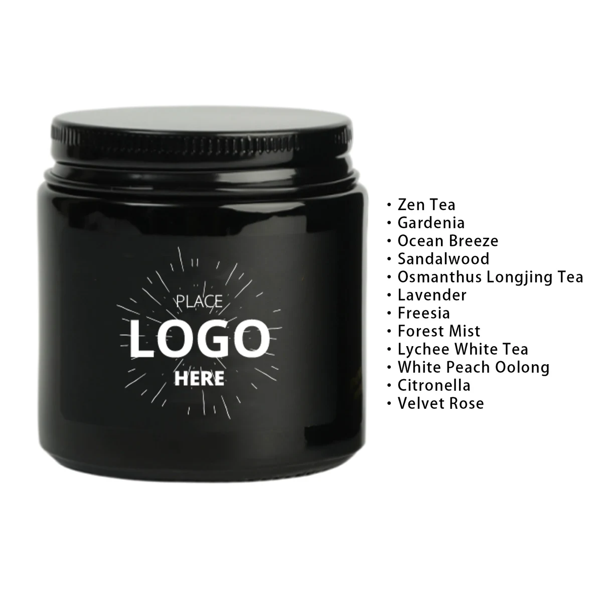 Scented Soy Wax Candle in Glass Jar 1