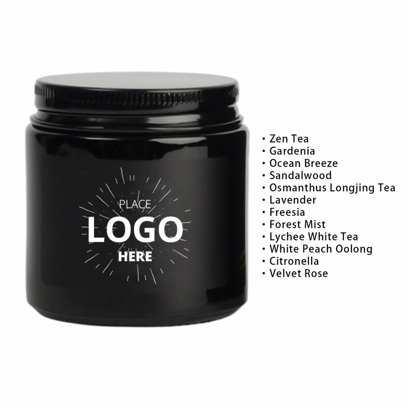 Scented Soy Wax Candle in Glass Jar