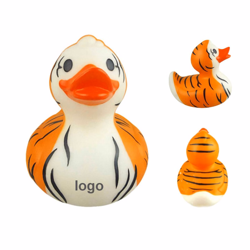 Tiger Printing Rubber Duck
