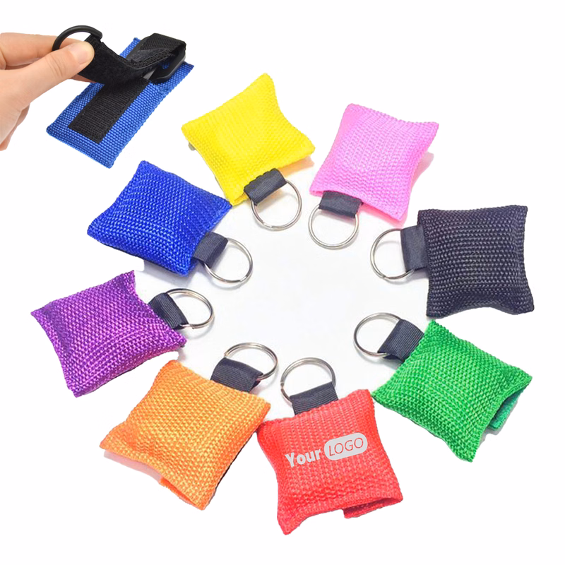 Nylon Compact Cpr Emergency Keychain For Life-Saving Preparedness