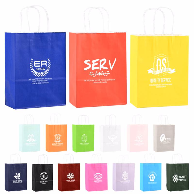 Colorful Tote Kraft Bag
